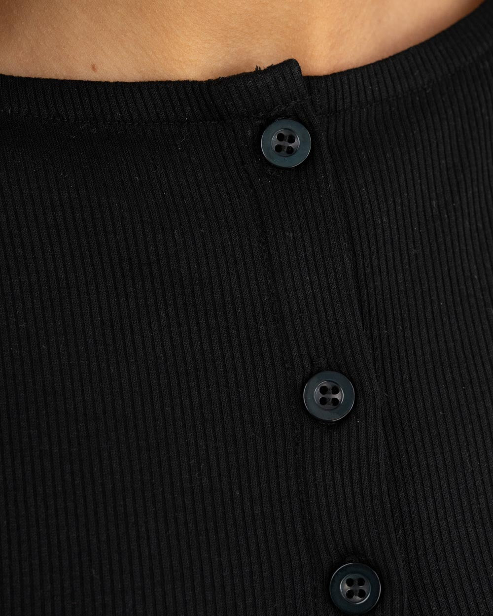 Bottoned Top Black | Skagen - clothing.dk