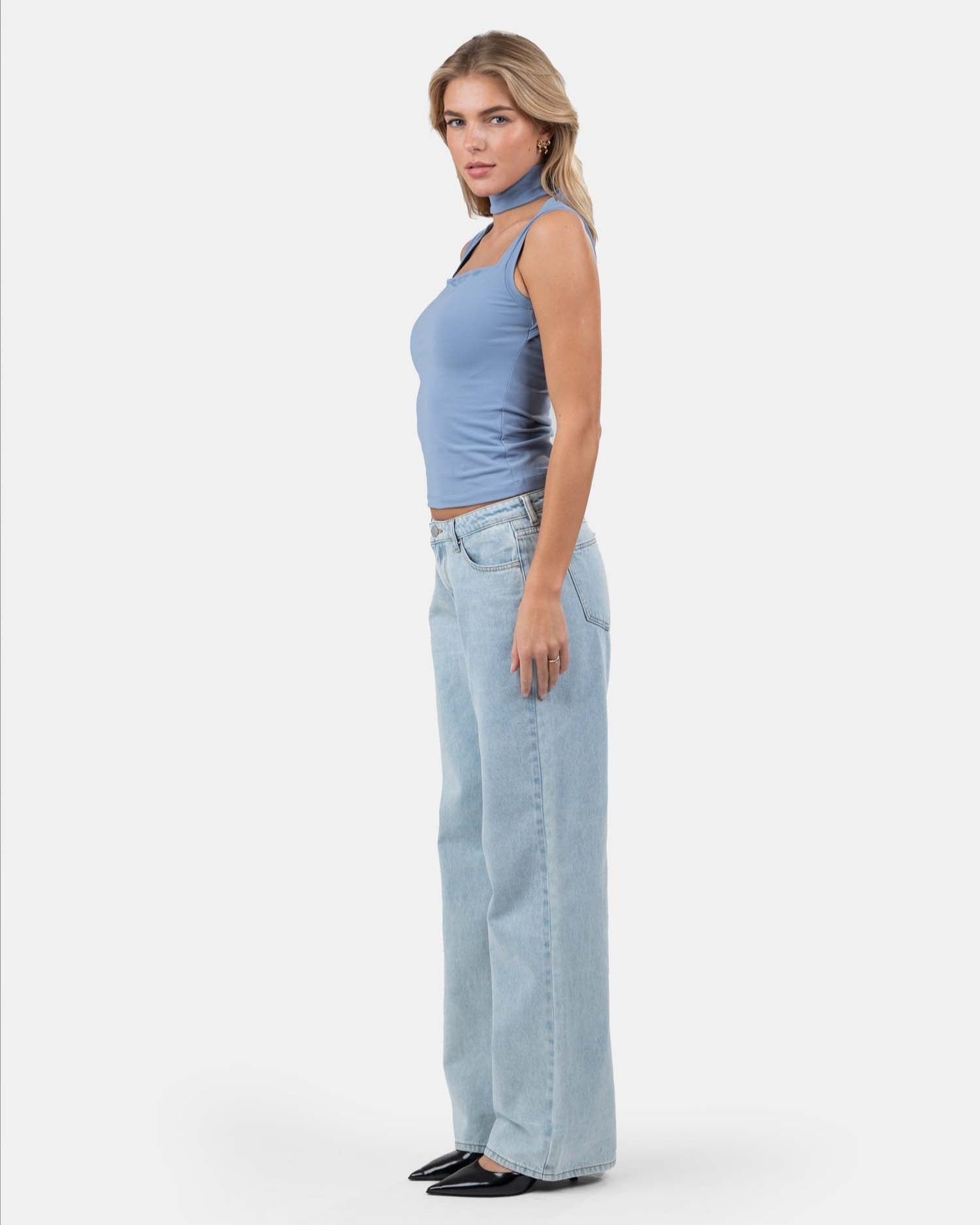 Choker Top Blå | Skagen - clothing.dk