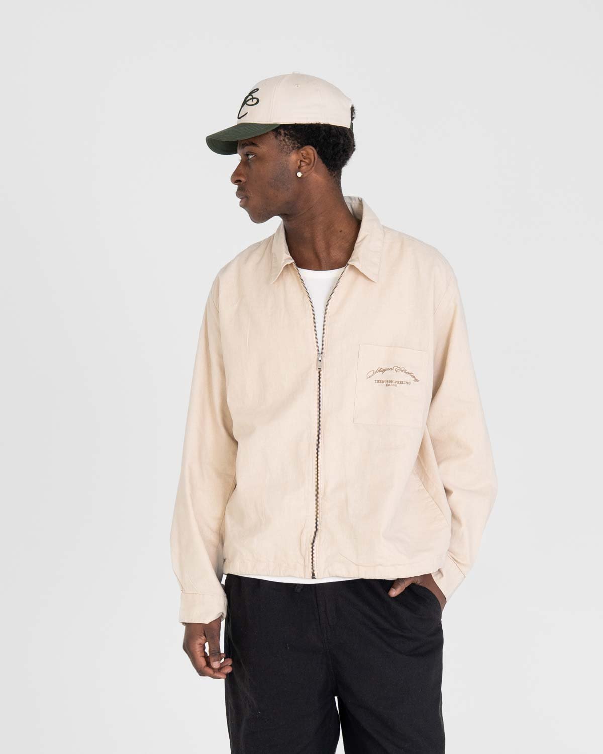 Hør Jakke Beige | Skagen - clothing.dk