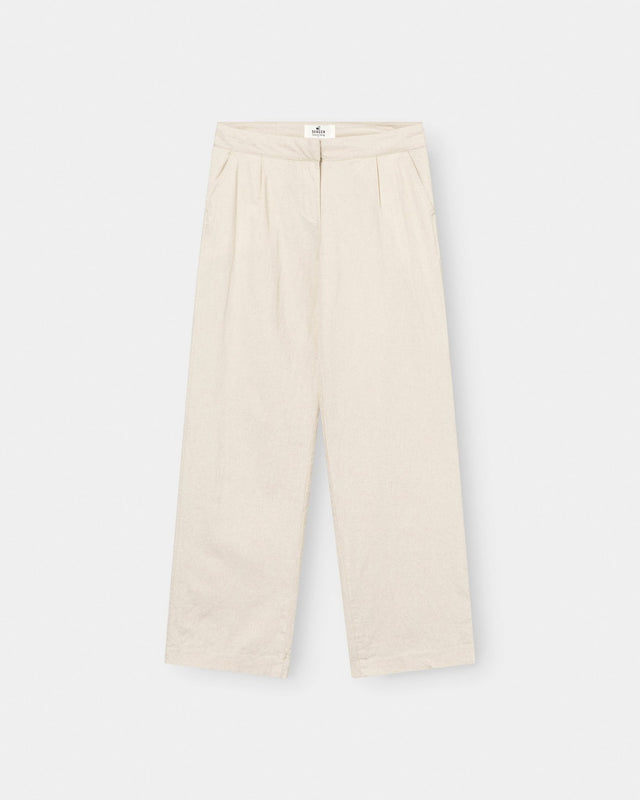 Hør Suitpants Beige | Skagen - clothing.dk