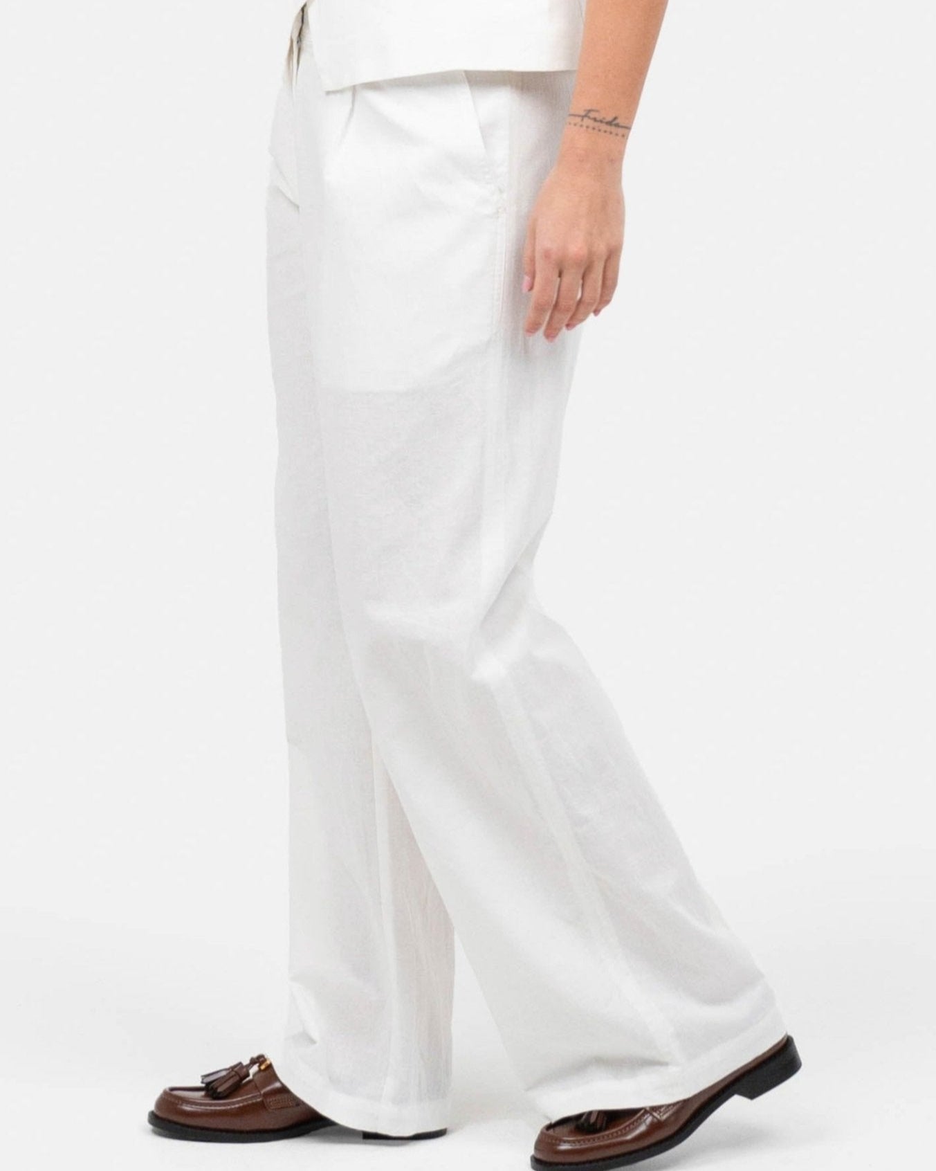 Hør Suitpants Hvid | Skagen - clothing.dk