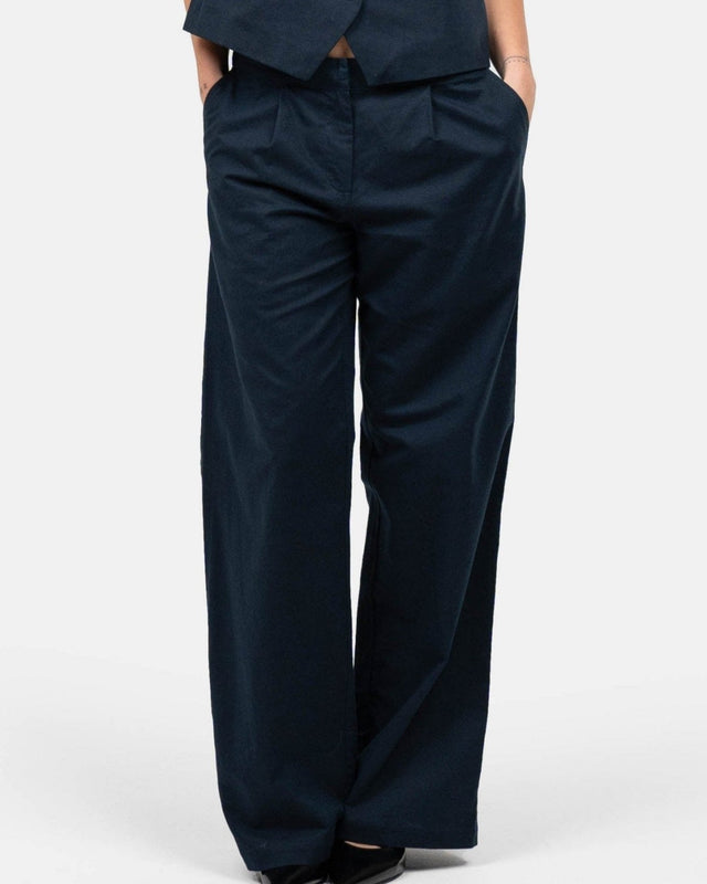 Hør Suitpants Navy | Skagen - clothing.dk