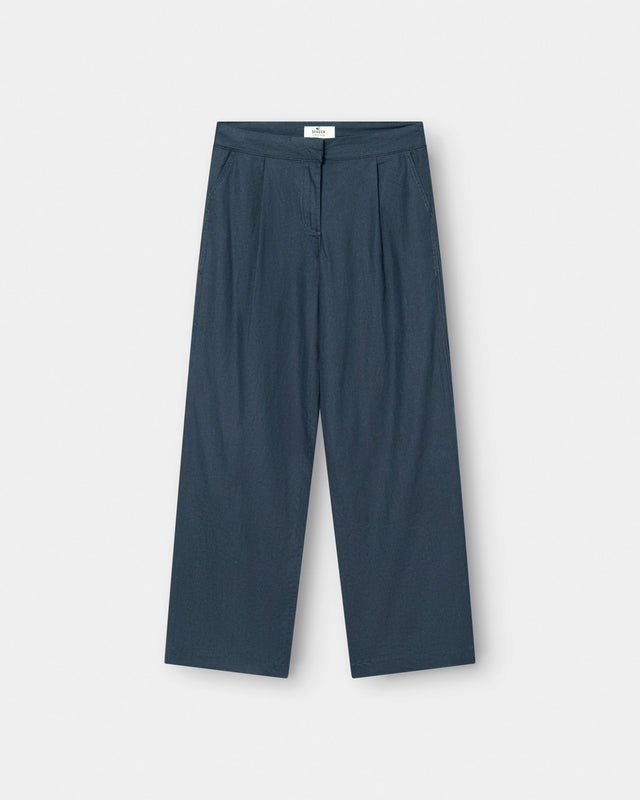 Hør Suitpants Navy | Skagen - clothing.dk