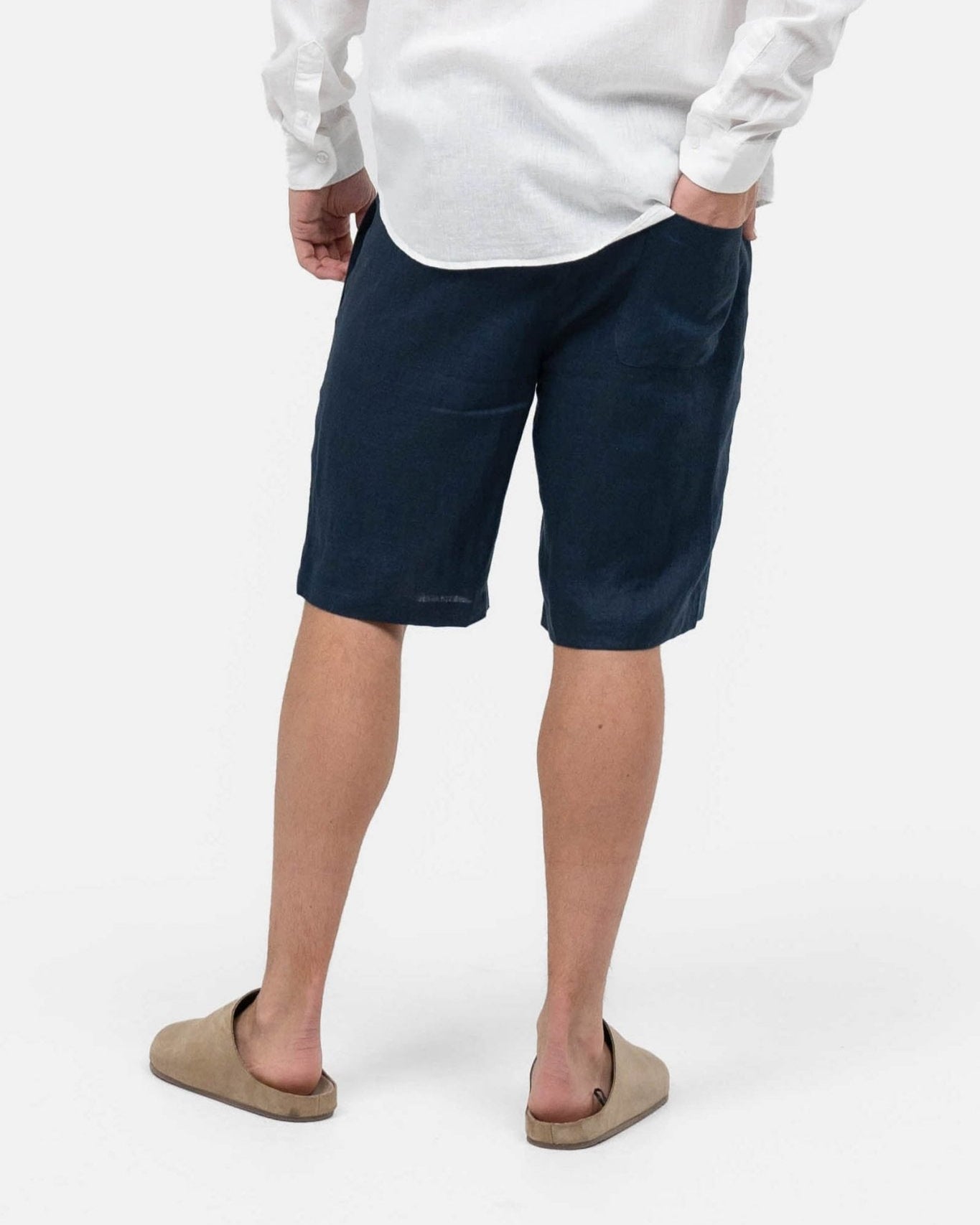 Hørshorts Navy | Skagen - clothing.dk