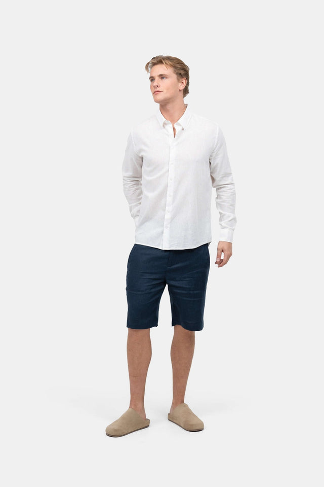 Hørshorts Navy |  Skagen-clothing.dk