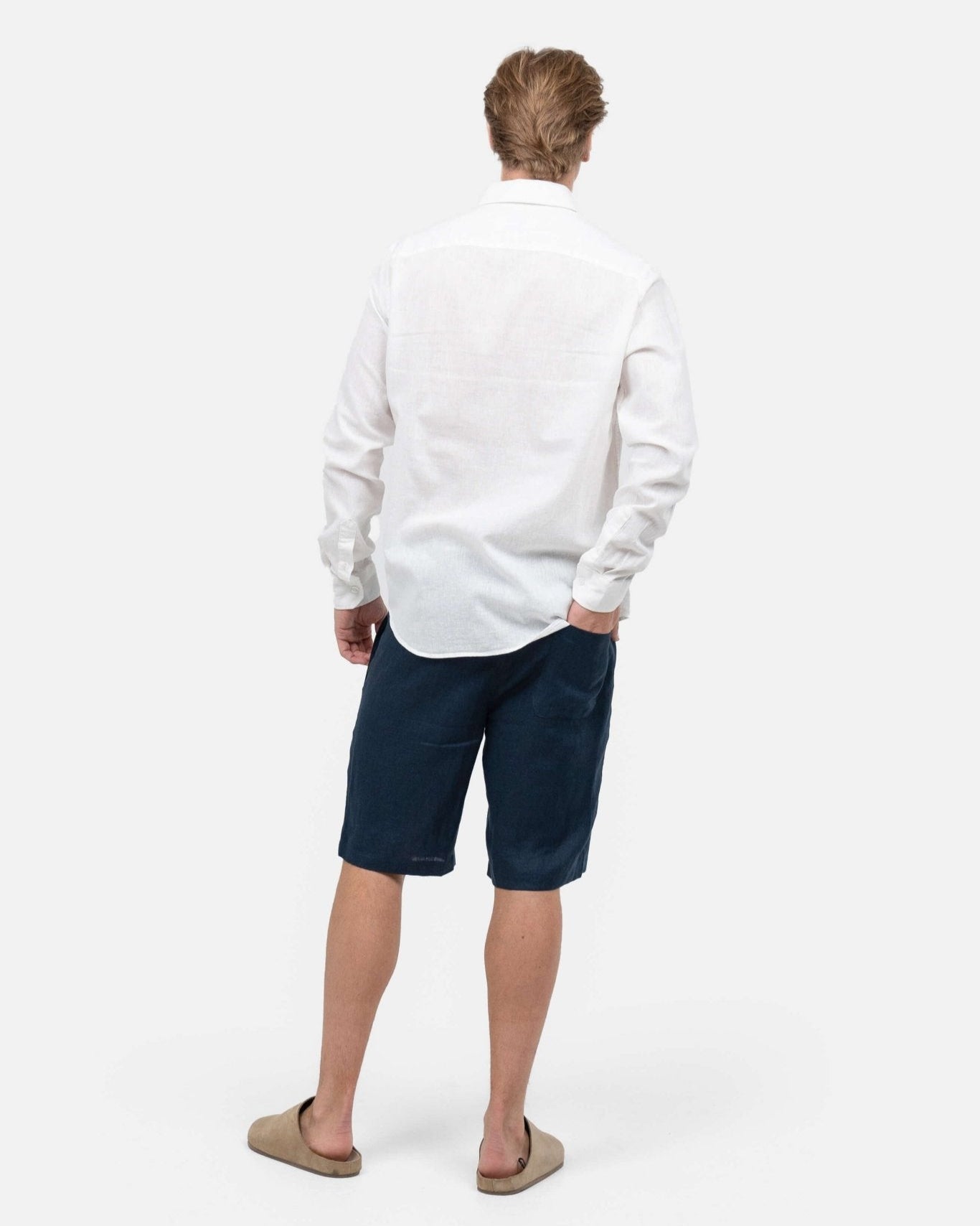 Hørshorts Navy | Skagen - clothing.dk