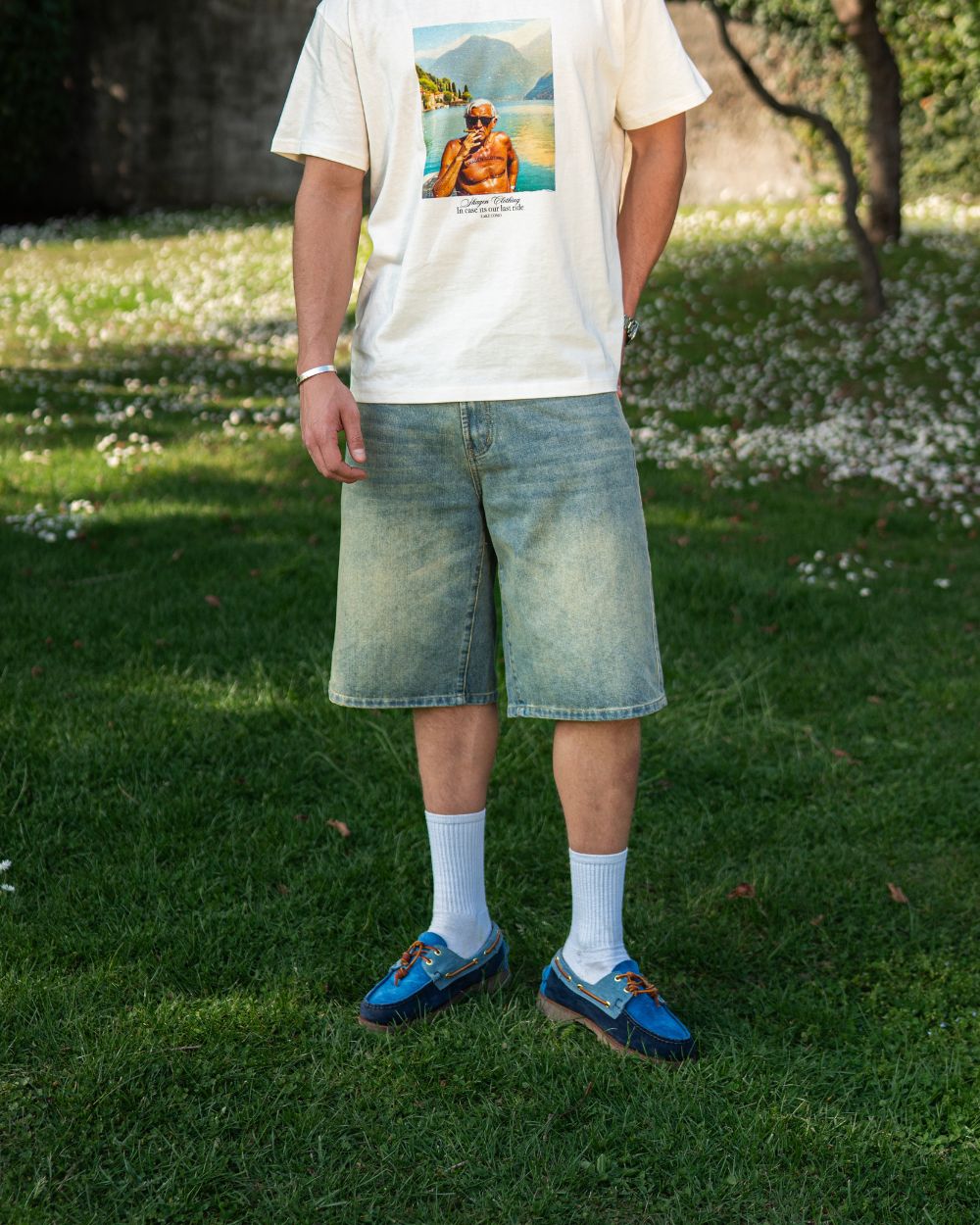 Jorts Light Blue Vintage Wash | Skagen - clothing.dk