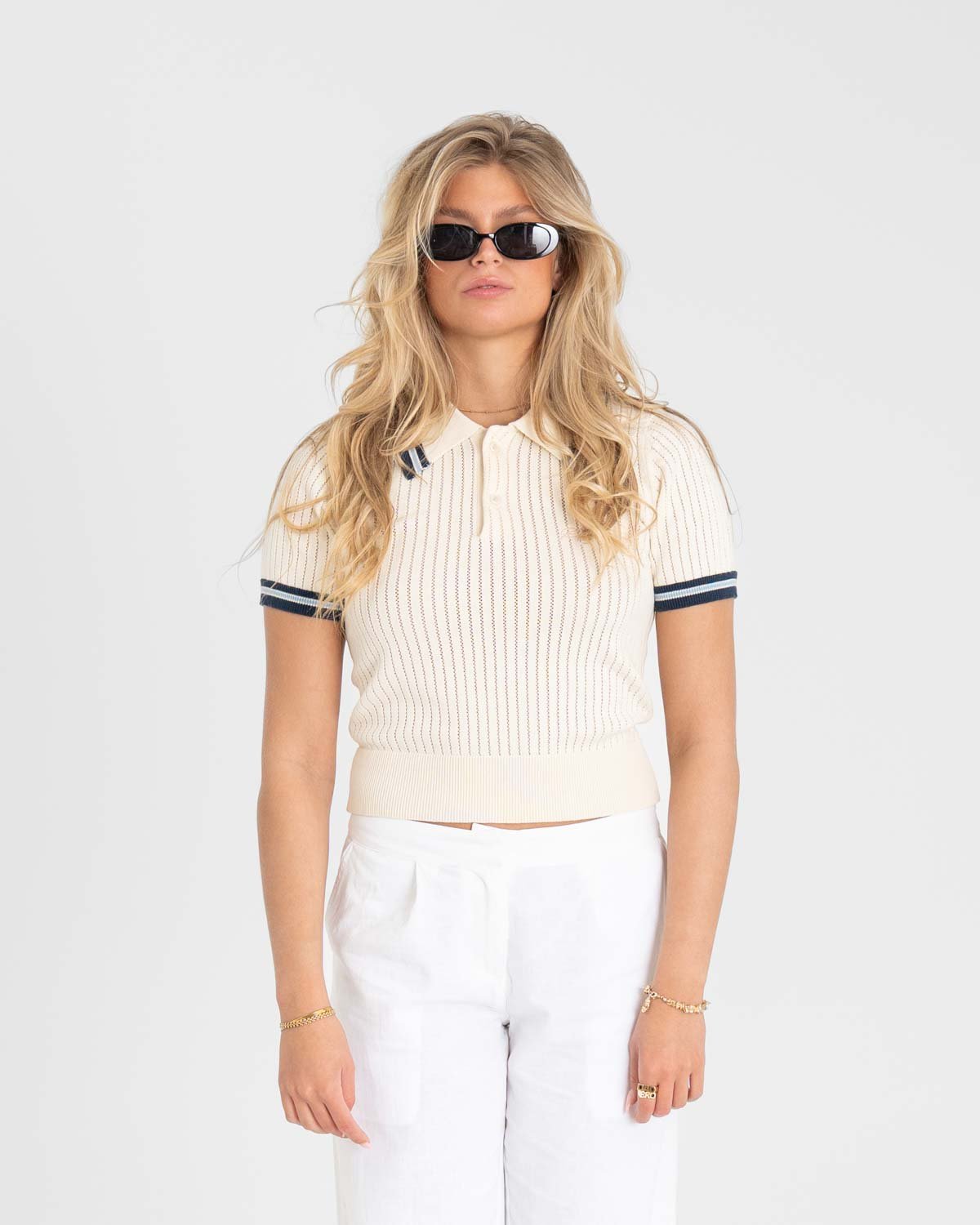 Kortærmede Polo Hvid | Skagen - clothing.dk