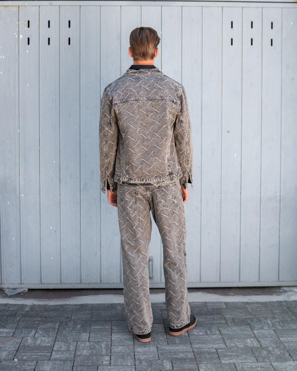 Monogram Denim Jacket Washed Grey | Skagen - clothing.dk