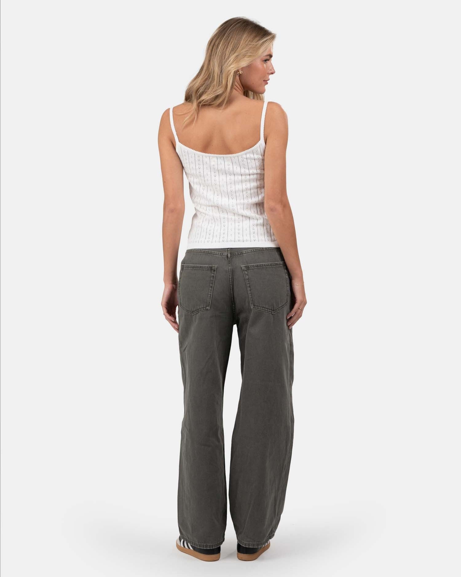 Strap Pointelle Top White | Skagen - clothing.dk