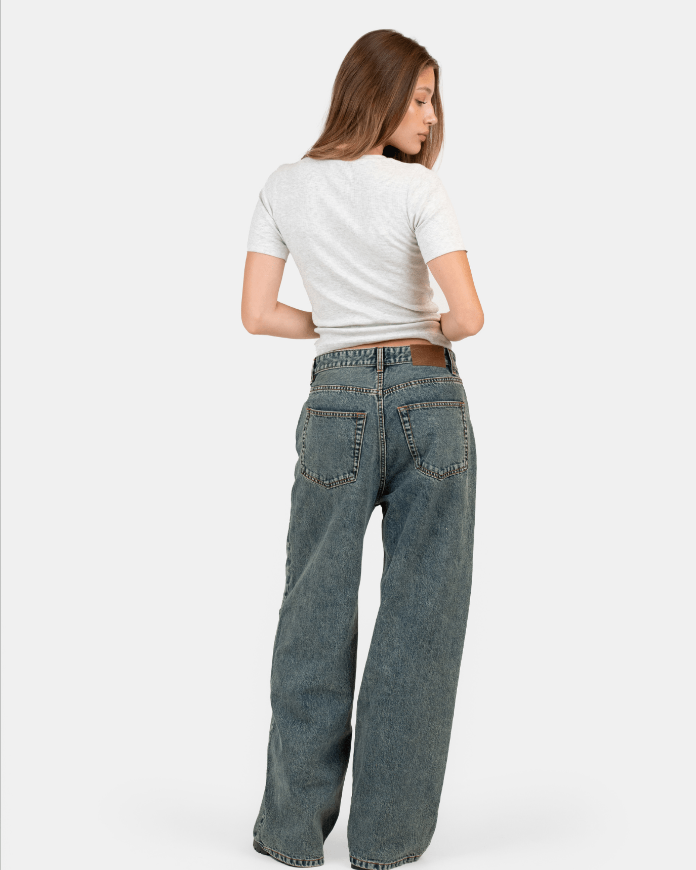 T-shirt With Fitted Sleeves Grey | Skagen - clothing.dk