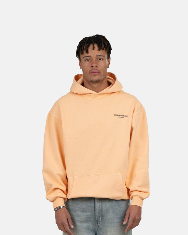 UNMARKED Hoodie Peach | Skagen - clothing.dk