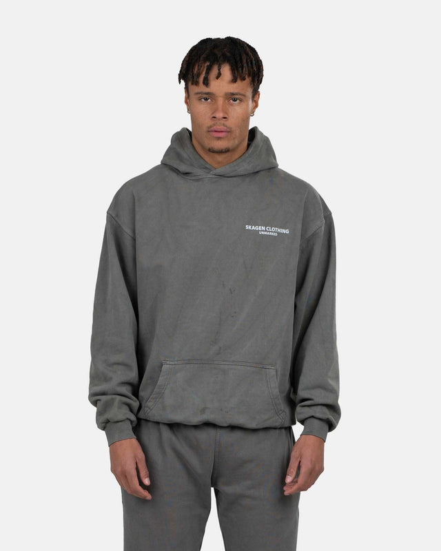 UNMARKED Hoodie Washed Grey | Skagen - clothing.dk