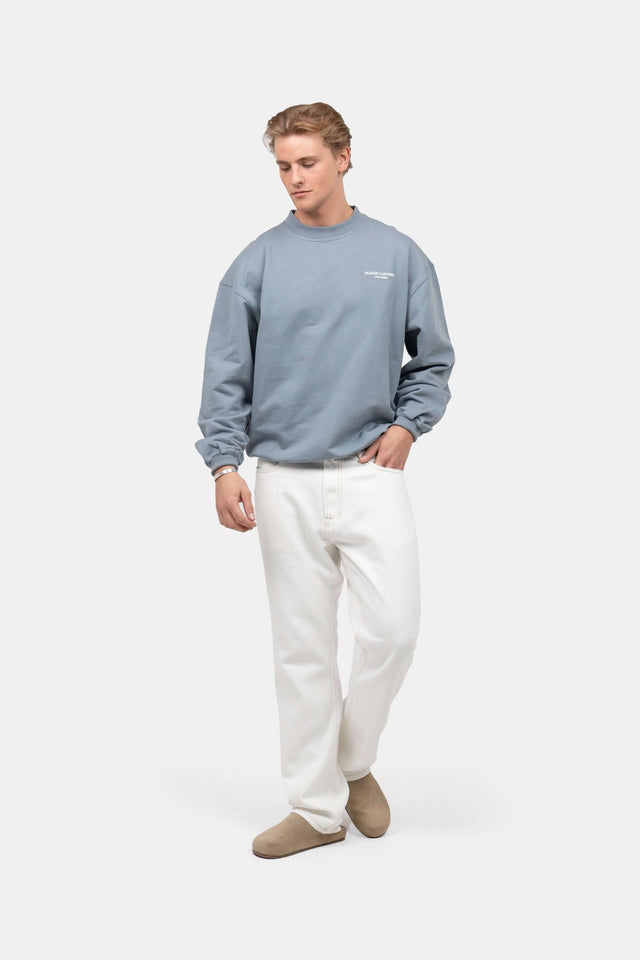 UNMARKED Sweatshirt Blå |  Skagen-clothing.dk