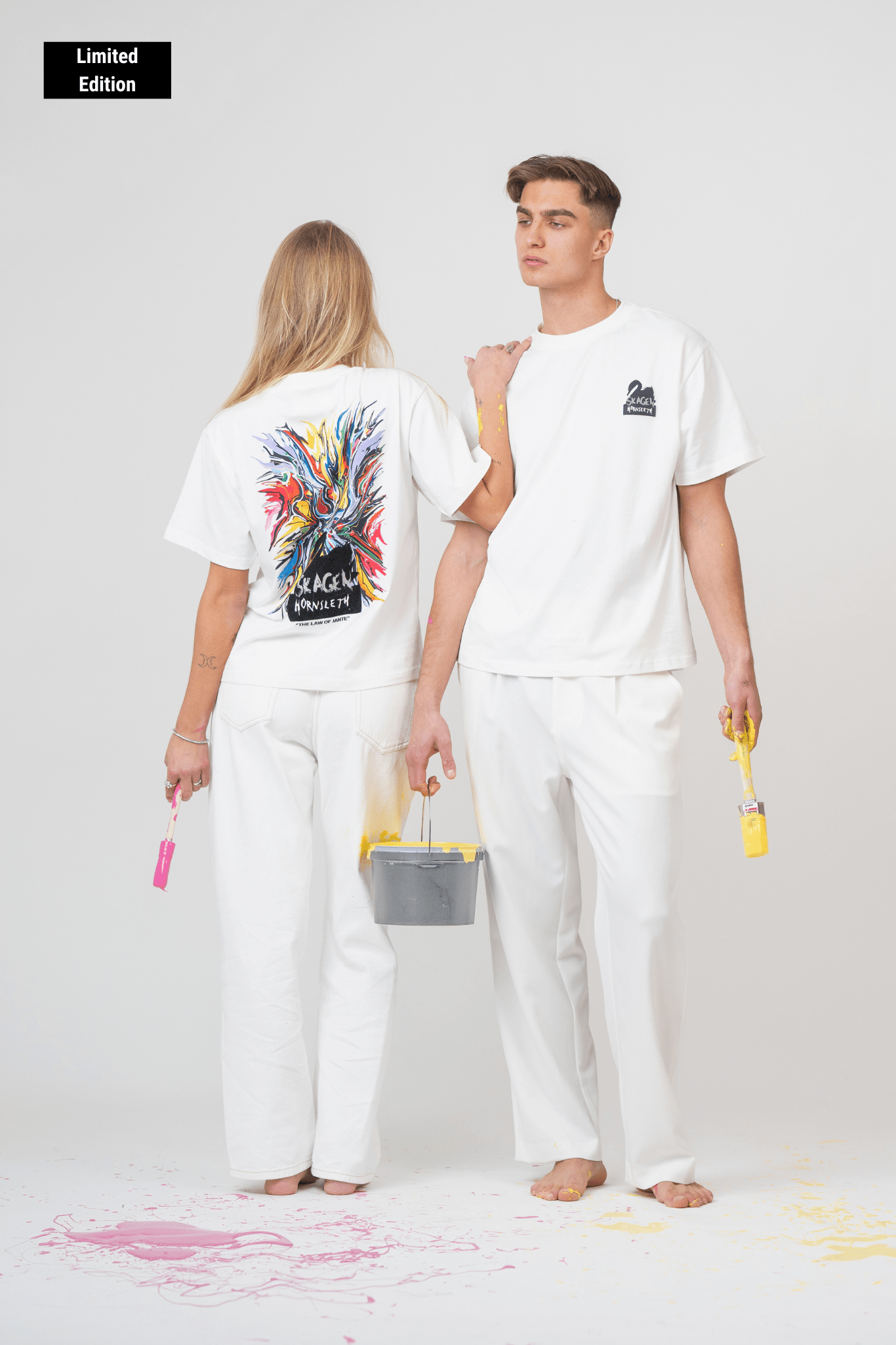 HORNSLETH X SKAGEN CLOTHING - T-shirt (Hvid) - Skagen-clothing.dk