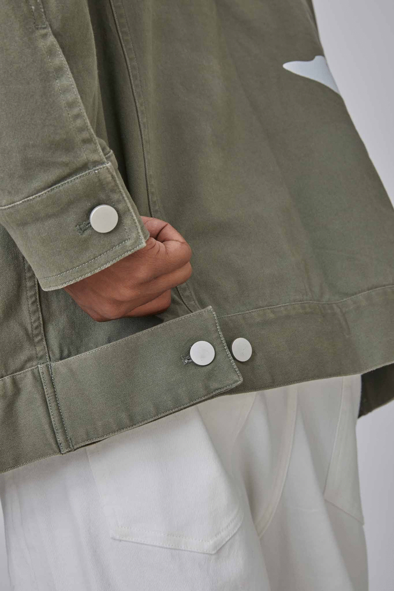 Swan Denim Jacket (Army) - Skagen Clothing DK